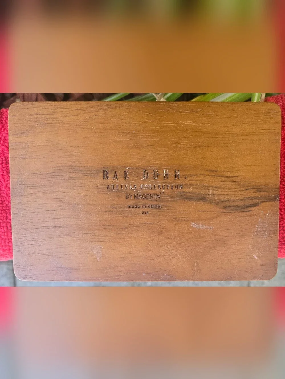 Rae Dunn Cream 'Wash' Bath Soap Dish with Orange Pumpkin Accents